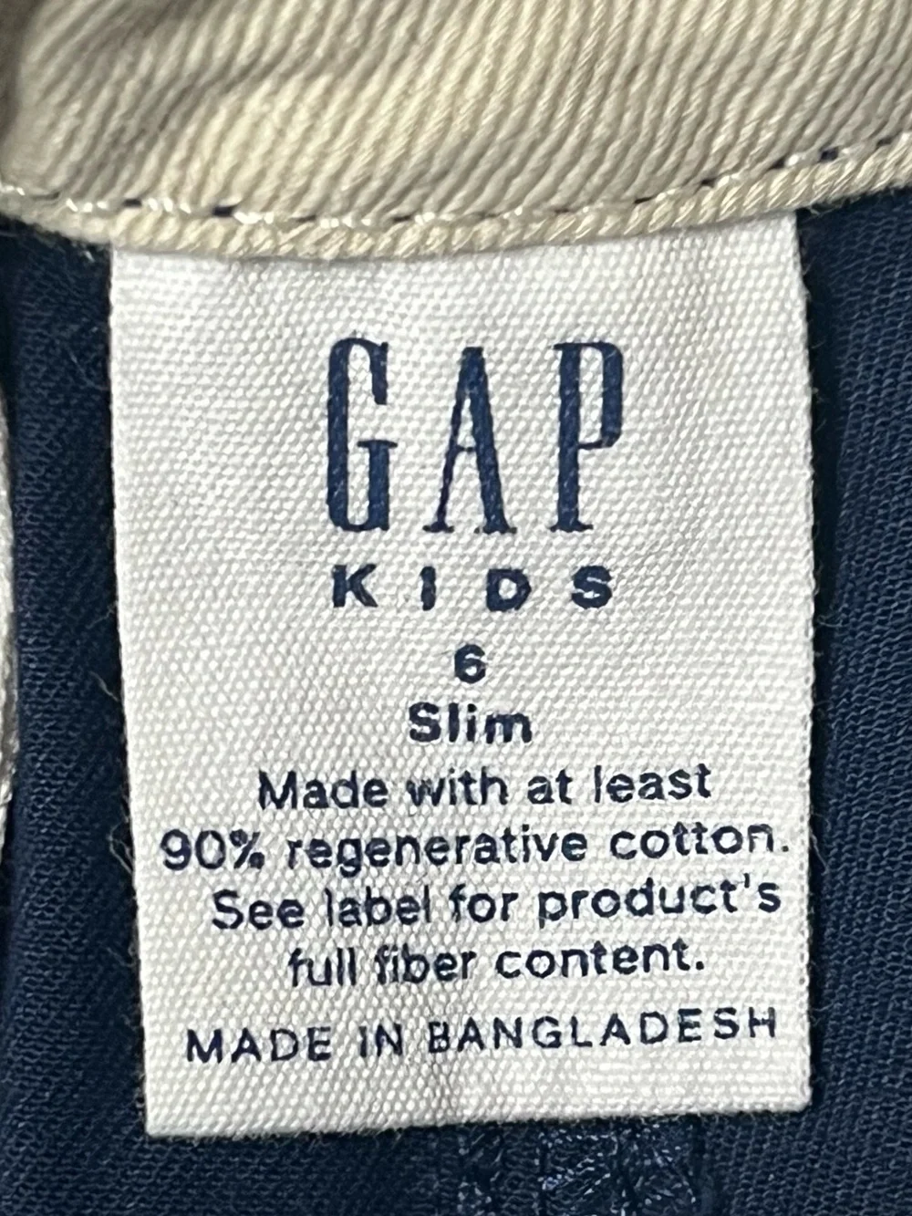 GAP size little